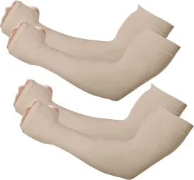 Arm Sleeves for Men Women to Cover Arms with Thumb Holes, Sun UV Protection Arm Warmers, for Volleyball Football Golf