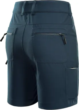 FitsT4 Sports Mens Shorts 7 Inch Inseam Stretch Water Resistant Hiking Cargo Shorts with Elastic Waistband