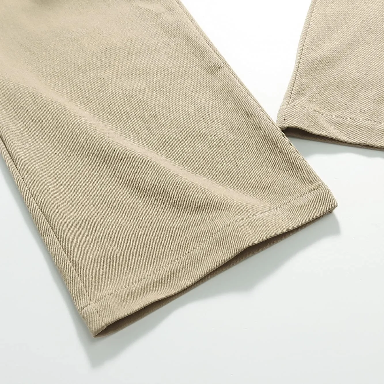 IDEALSANXUN Men??s Elastic Waist Loose Fit Denim Pants Casual Solid Jeans Trouser
